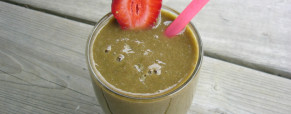 Smoothie fraises et épinards