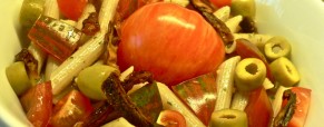 Pâtes aux tomates du soleil