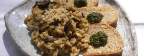 Risotto aux aubergines