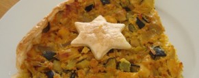 Tarte aux légumes et tofu