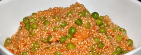 Quinoa petits pois et tomate