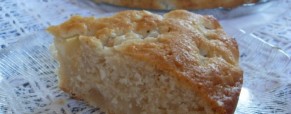 Gâteau moelleux poires noix de coco (Vegan)