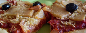 Pizza jambon fromage (Vegan)