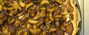 Tarte aux champignons