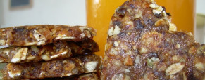 Biscuits avec muesli et fruits