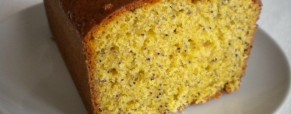 Plum-cake au citron et graines de pavots