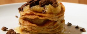 Millefeuilles pommes et chocolat