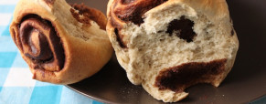 Pain au chocolat roulé