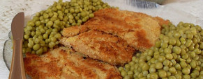 Escalopes à la moutarde, panées (Vegan)