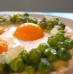 Quiche de vegOeufs et petits pois