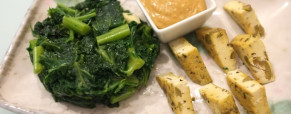Kale et tofu