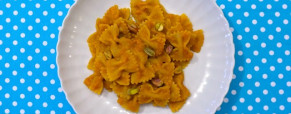 Pâtes potiron et pistaches