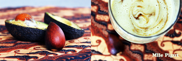 Avocat et son jus indonésien